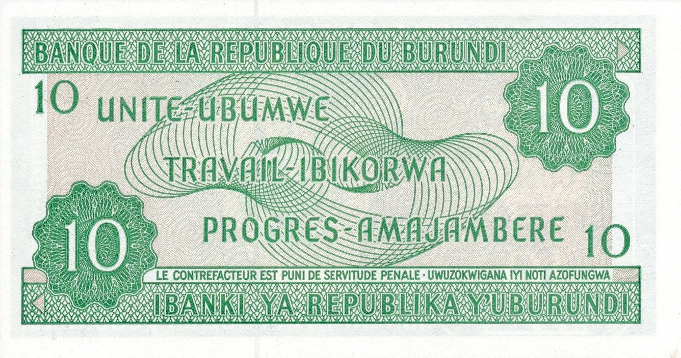 Burundi 10 2005 UNC P-33/e